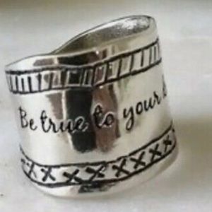 Silpada | “Be True To Your Dreams” Israel 925 Silver Ring